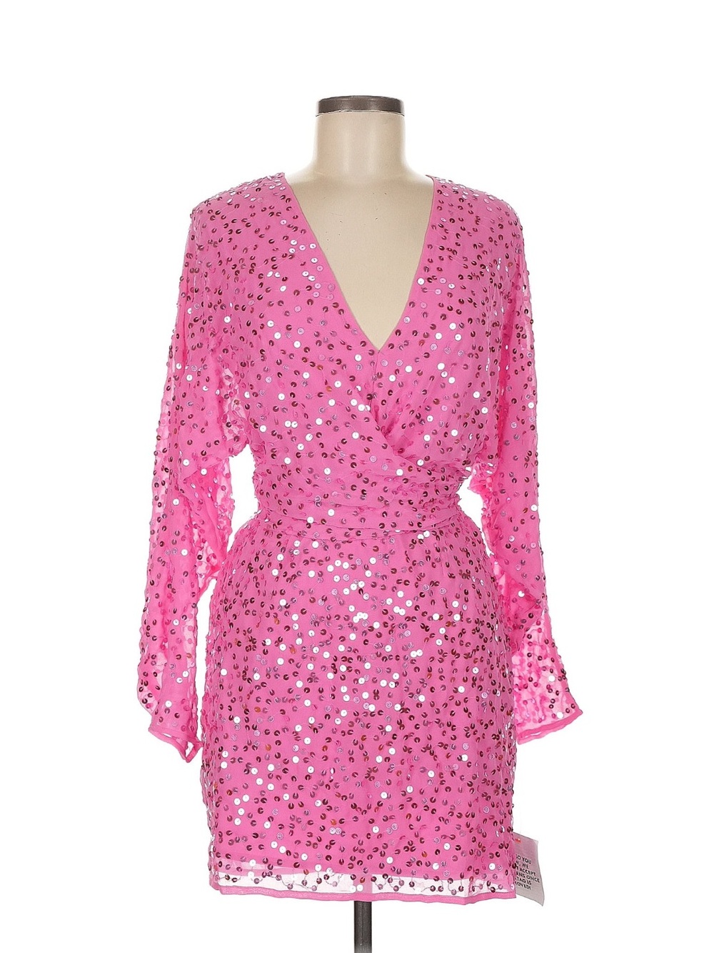 ASOS Hot Pink Sequin Mini Dress
